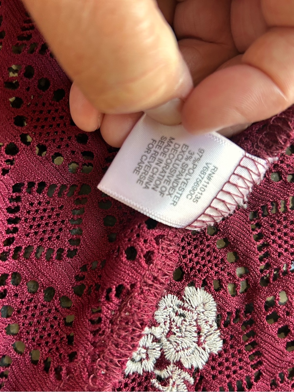 Beautees Crocheted Embroidered Vest. Racerback. Festival. Western. Dark romantic - Picture 6 of 8